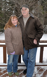 Janice Ormsby and Ray price